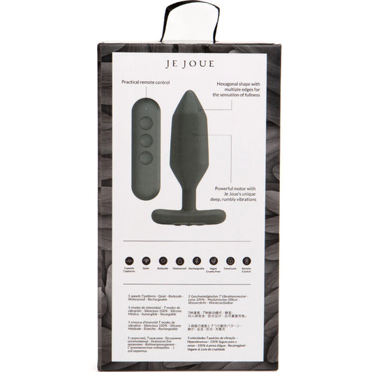 I PLAY - ONYX PLUG ANAL VIBRADOR BLACK