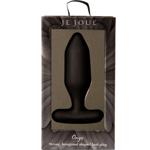 Je Joue – Vibrateur plug anal onyx noir