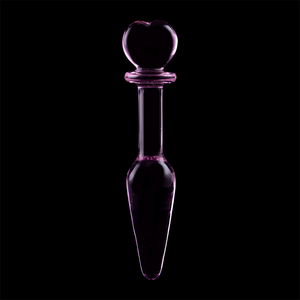 NEBULA SERIES BY IBIZA - PLUG ANAL MODÈLE 7 VERRE BOROSILICATE ROSE 13.5 CM -O- 3 CM
