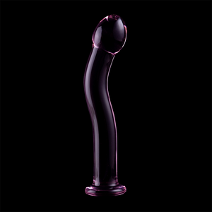 NEBULA SERIES BY IBIZA - MODÈLE 18 GODE EN VERRE BOROSILICATE ROSE 18.5 CM -O- 3.5 CM