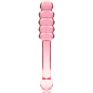 NEBULA SERIES BY IBIZA - MODÈLE 20 GODE EN VERRE BOROSILICATE ROSE 20.5 CM -O- 3 CM