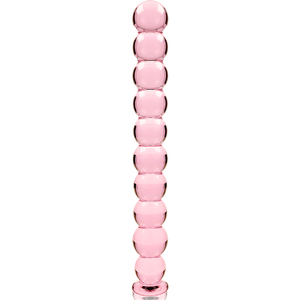 NEBULA SERIES BY IBIZA - MODÈLE 22 GODE EN VERRE BOROSILICATE ROSE 21.5 CM -O- 2.5 CM