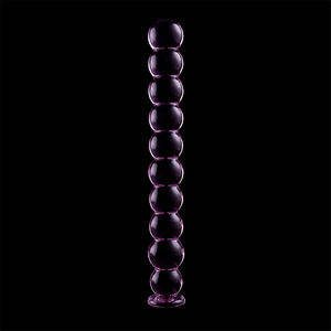 NEBULA SERIES BY IBIZA - MODÈLE 22 GODE EN VERRE BOROSILICATE ROSE 21.5 CM -O- 2.5 CM