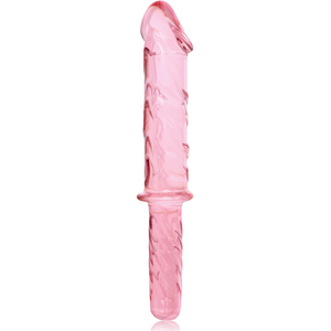 NEBULA SERIES BY IBIZA - MODÈLE 24 GODE EN VERRE BOROSILICATE ROSE 28.5 CM -O- 5 CM