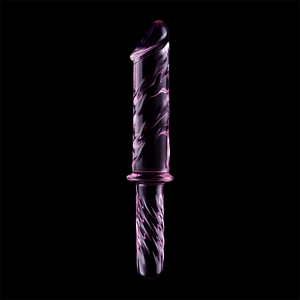 NEBULA SERIES BY IBIZA - MODÈLE 24 GODE EN VERRE BOROSILICATE ROSE 28.5 CM -O- 5 CM