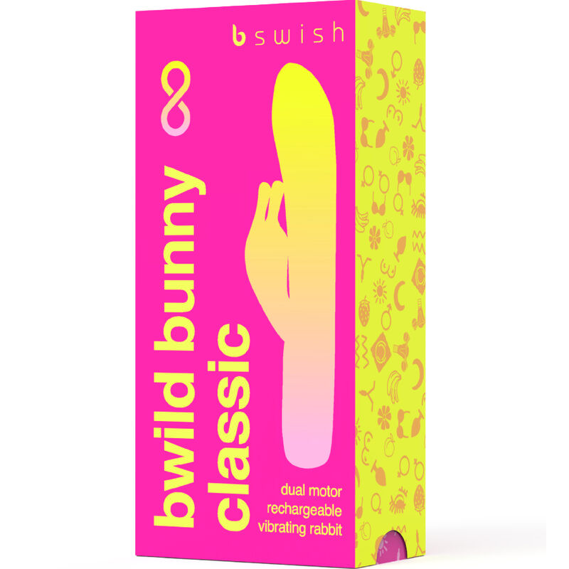 B SWISH - BWILD BUNNY INFINITE CLASSIC VIBRADOR OPLAADBARE SILICONEN ROZE
