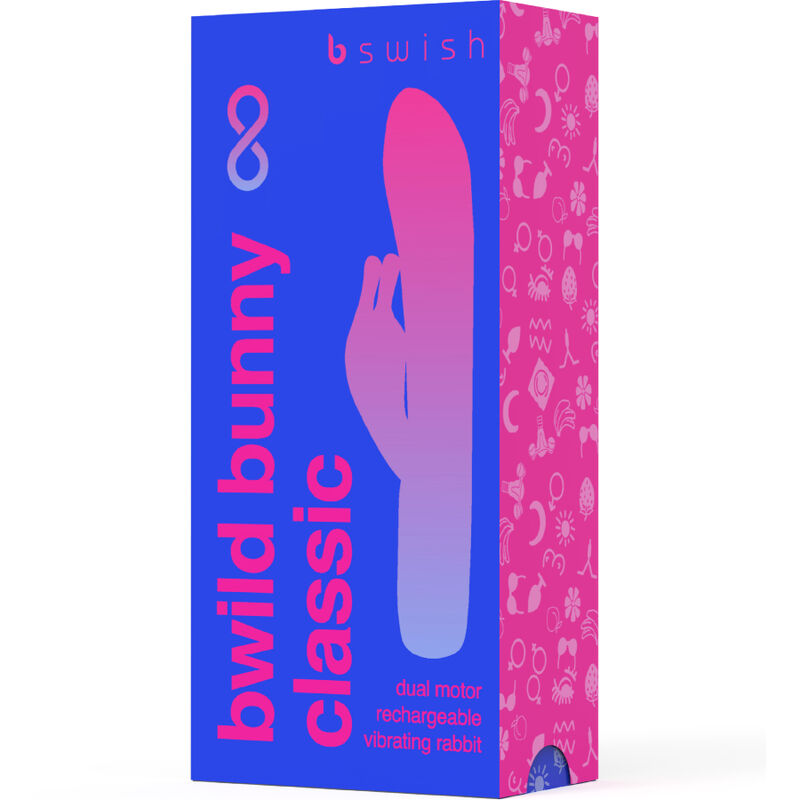 B SWISH - BWILD BUNNY INFINITE CLASSIC OPLAADBARE VIBRADOR SILICONEN AZUL