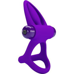Pretty Love – Anneau vibrateur 10 vibrations silicone violette