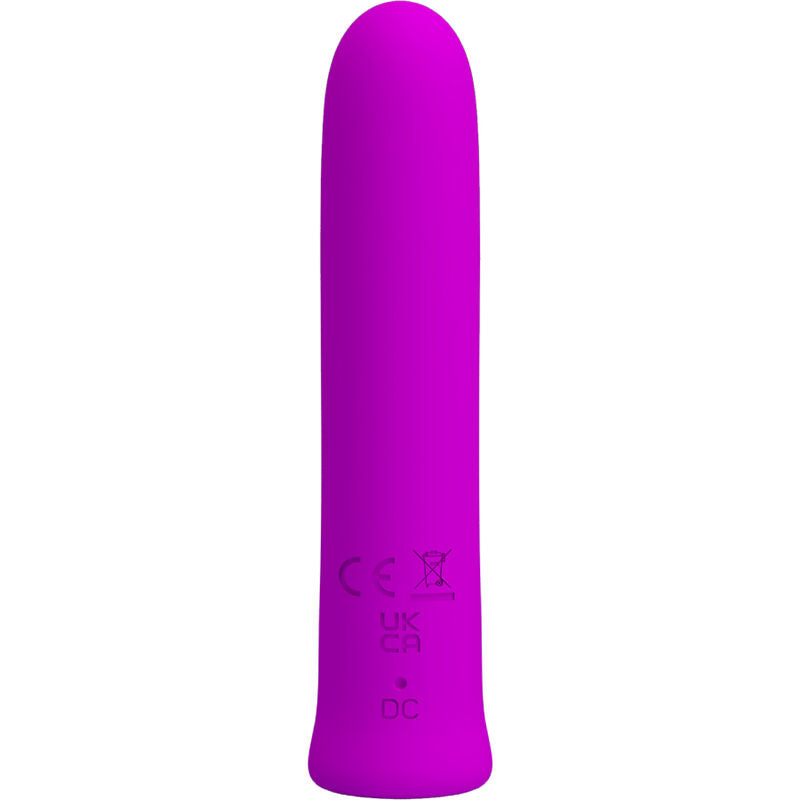 PRETTY LOVE - CURTIS MINI VIBRADOR SUPER POWER 12 VIBRACIONES SILICON VIOLETA