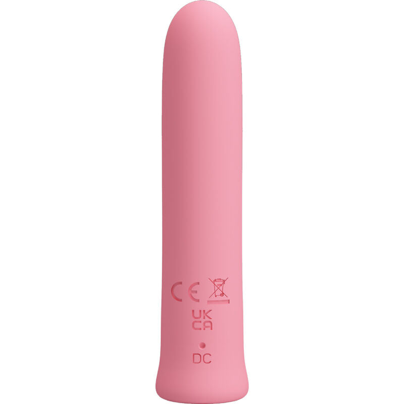 PRETTY LOVE - CURTIS MINI VIBRADOR SUPER POWER 12 VIBRACIONES SILICONE PINK