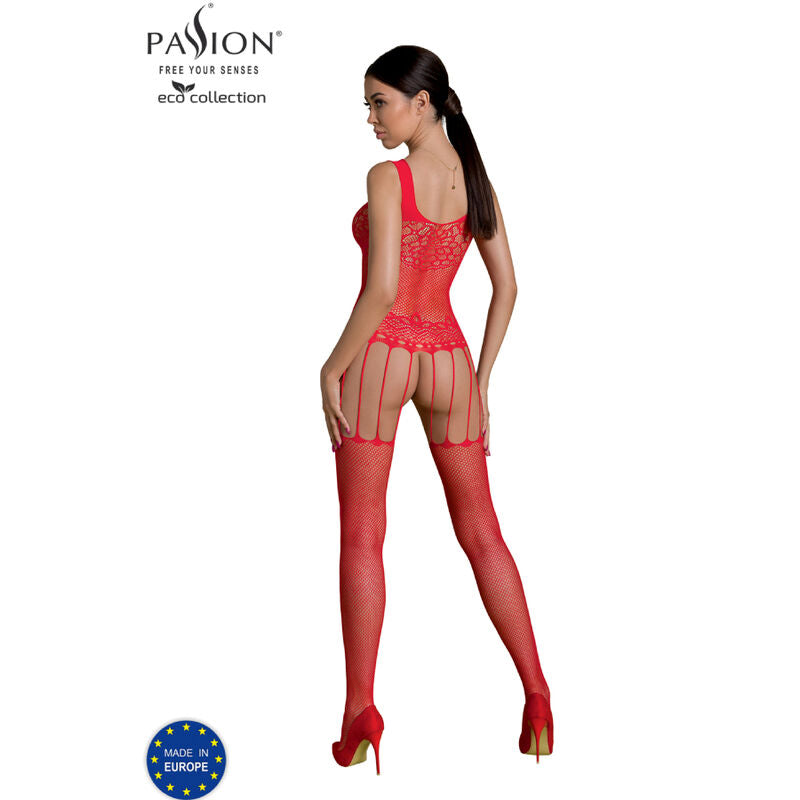 PASSION - BODYSTOCKING ECO COLLECTION ECO BS001 BLANC