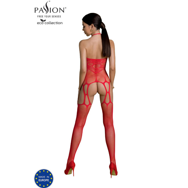 PASSION - BODYSTOCKING ECO COLLECTION ECO BS002 BLANC