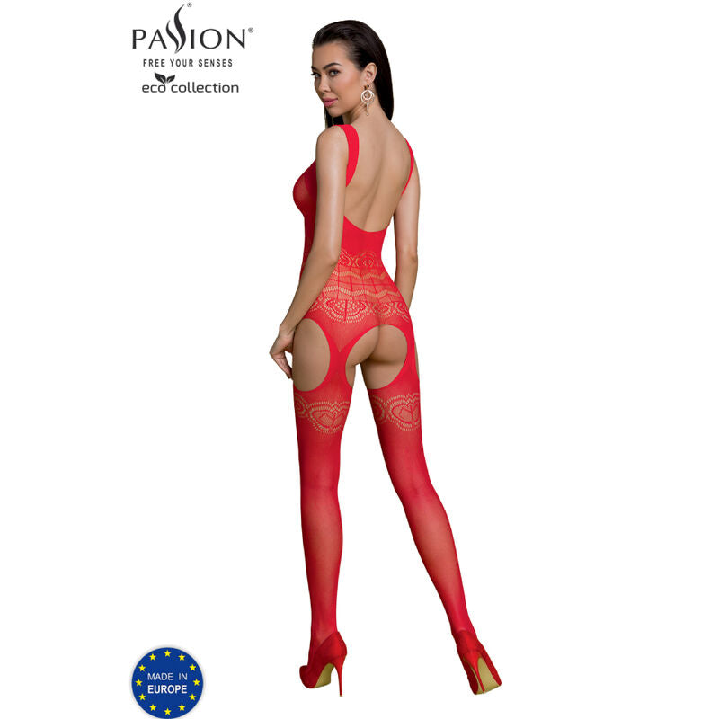 PASSION - BODYSTOCKING ECO COLLECTION ECO BS005 BLANC