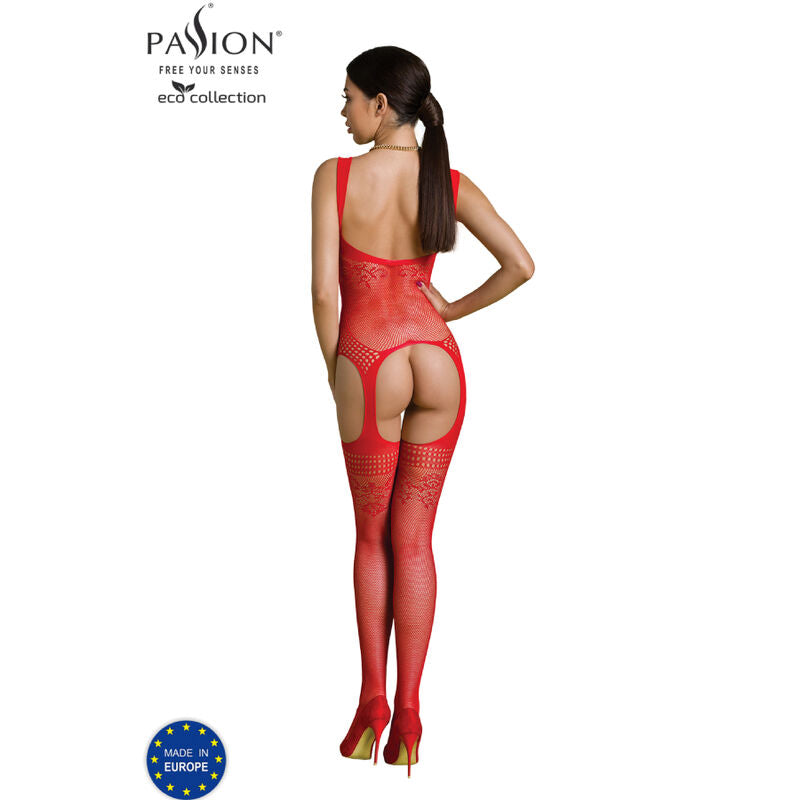PASSION - BODYSTOCKING ECO COLLECTION ECO BS008 BLANC