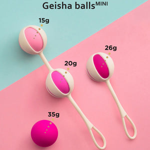 G-Vibe – Set 4 boules de geisha mini violet