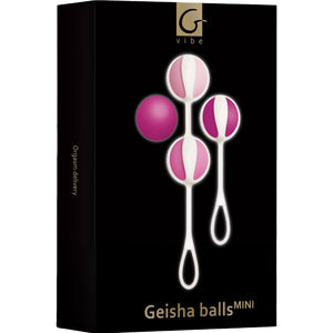 G-Vibe – Set 4 boules de geisha mini violet