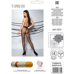 Passion – Tiopen 010 collant noir 3/4 20 den