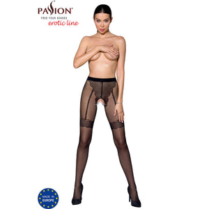 Passion – Tiopen 016 collant noir 3/4 20 den