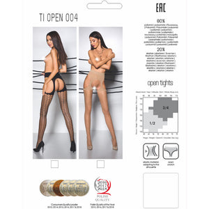 Passion – Tiopen 004 collant noir 1/2 40 den