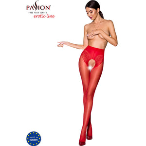 Passion – Tiopen 006 collant rouge 1/2 30 den