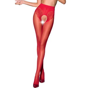 Passion – Tiopen 006 collant rouge 1/2 30 den