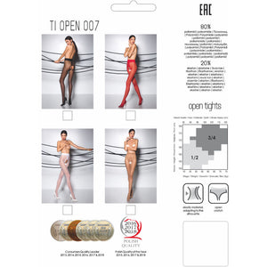 Passion – Tiopen 007 collant noir 1/2 20 den