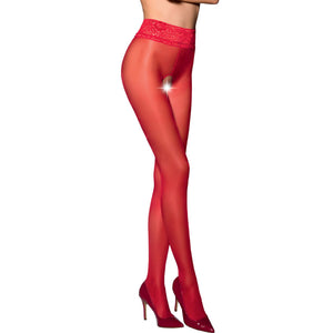 Passion – Tiopen 008 collant rouge 3/4 30 den