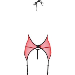 Passion – Peonia corset ligne érotique rouge