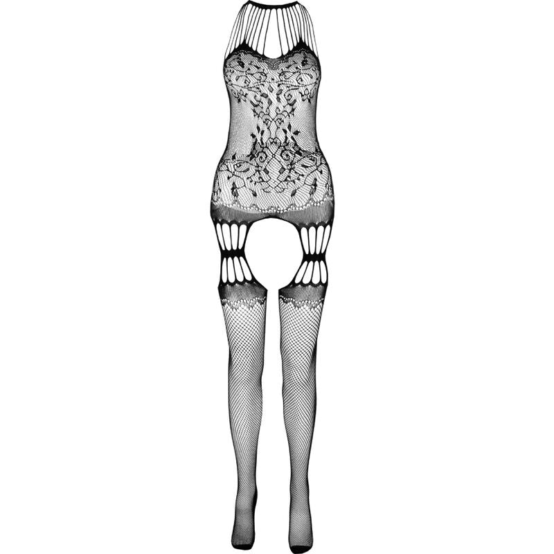 PASSION - BS095 BODYSTOCKING ROUGE TAILLE UNIQUE