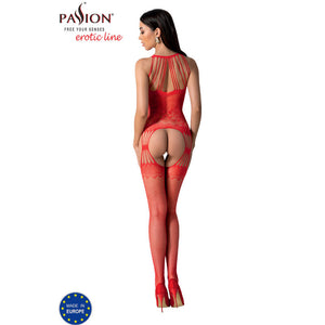 Passion – Bs095 bodystocking rouge taille unique