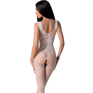 Passion – Bs098 bodystocking blanc taille unique