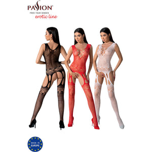 Passion – Bs099 bodystocking blanc taille unique