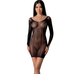 Passion – Bs101 bodystocking blanc taille unique