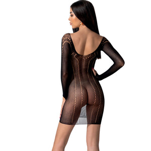Passion – Bs101 bodystocking blanc taille unique