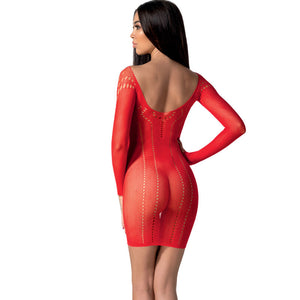 Passion – Bs101 bodystocking blanc taille unique