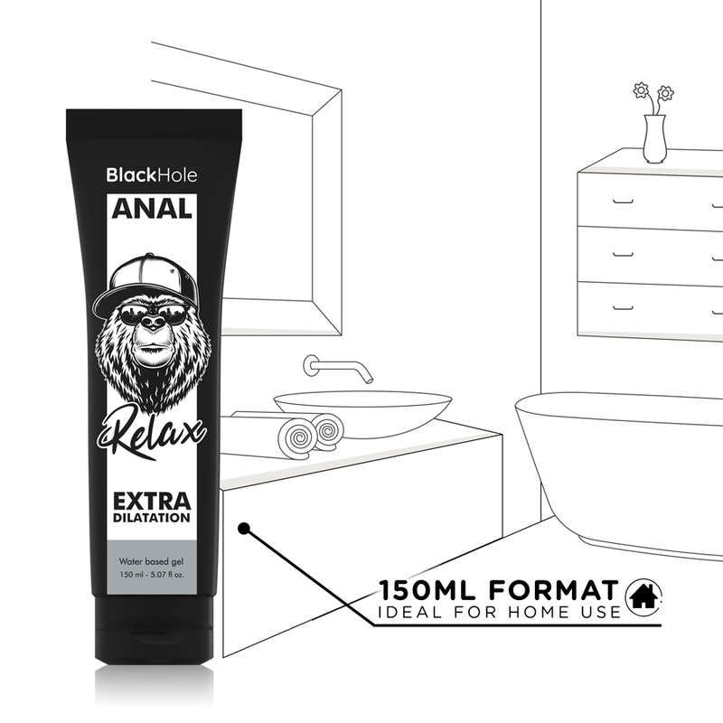 BLACK HOLE - AGUA DILATACION ANAL BASE GEL 150 ML