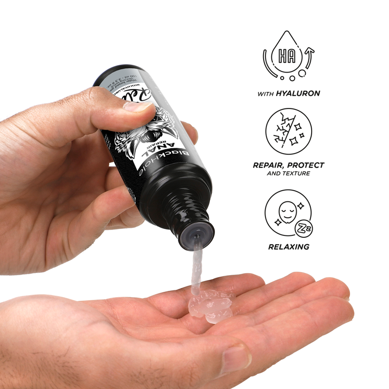 BLACK HOLE - ANALE HERSTELLENDE BASIS AGUA RELAX MET HYALURON 100 ML