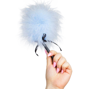 SecretPlay – Duster marabou bleu clair