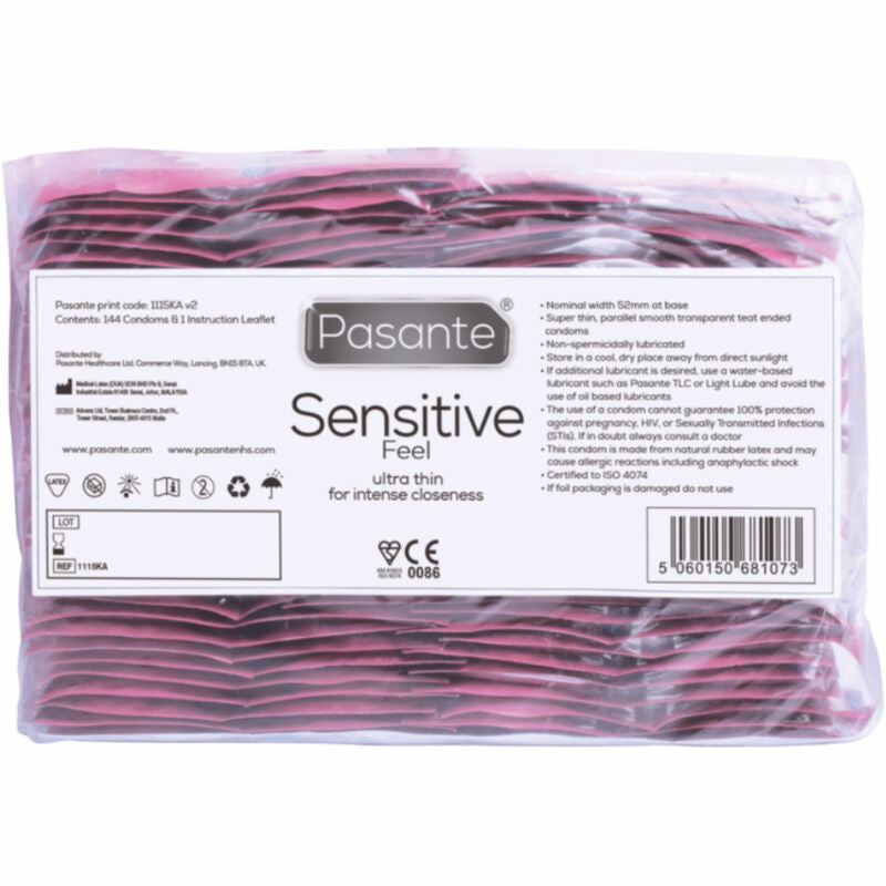PASANTE - PRESERVATIVO GEVOELIGE BOLSA 144 UNIDADES