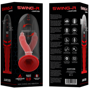 Jamyjob – Masturbateur effet chauffant swing-r, swing tech et vibration