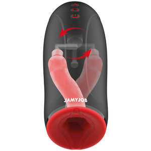 Jamyjob – Masturbateur effet chauffant swing-r, swing tech et vibration