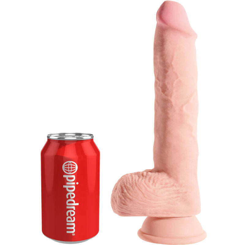 KING COCK - REALISTISCHE PENE MET TESTICULOS 19,4 CM NATUURLIJK