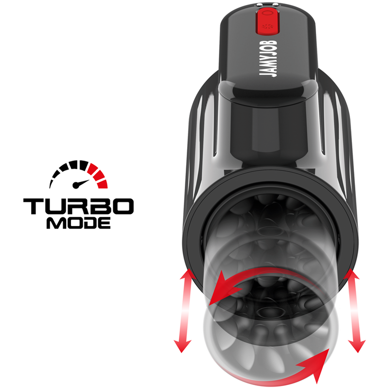 JAMYJOB - VORTEX MASTURBADOR TURBO WITH EMPUJE Y ROTACIÓN 360 UP AND DOWN