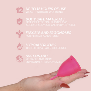 Intimichic – Coupe menstruelle en silicone médicale - taille S