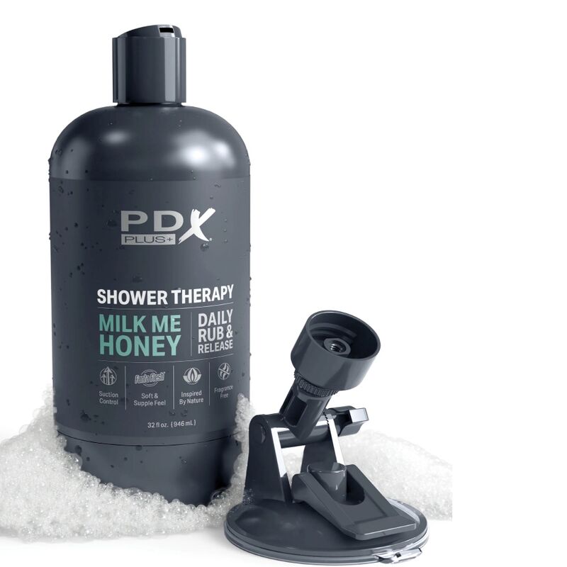 PDX PLUS - MASTURBADOR STROKER DISCRETE DE BOTE CHAMPU MILK ME HONEY