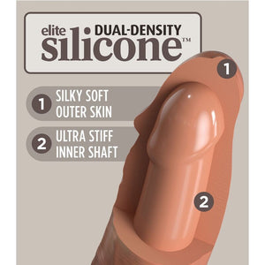 King Cock – Elite gode réaliste en silicone 17.8 cm caramel