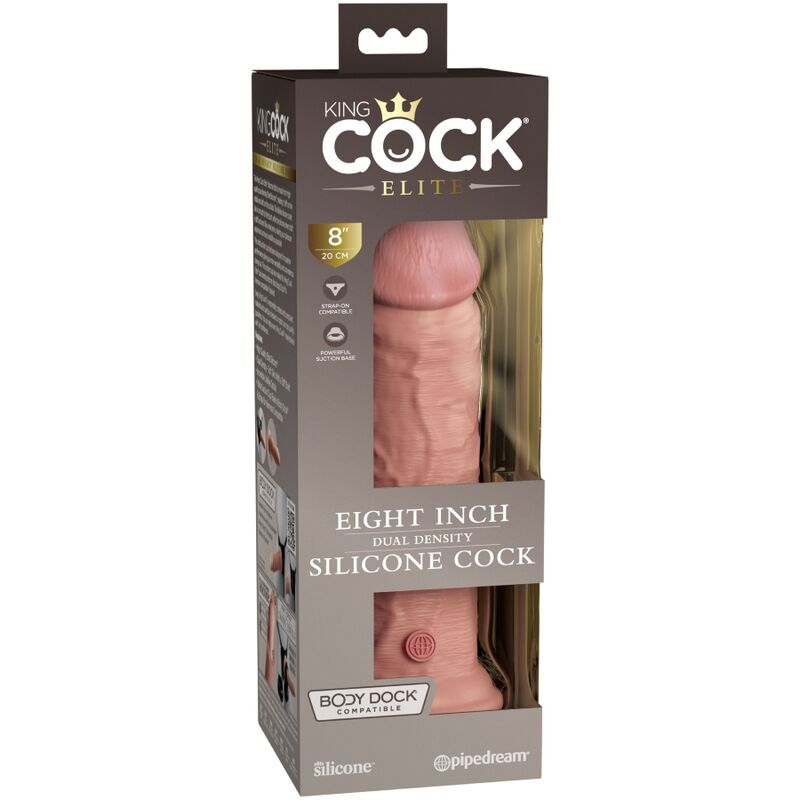 KING COCK - ELITE DILDO REALISTISCHE SILICONEN 20,3 CM