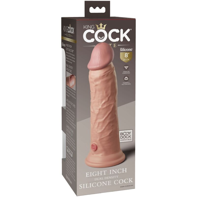 KING COCK - ELITE DILDO REALISTISCHE SILICONEN 20,3 CM