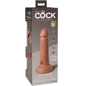 KCE 6 DD Vibrating Cock Tan