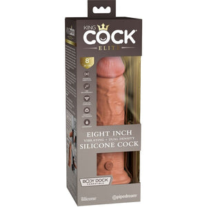 KCE 8 DD Vibrating Cock Tan